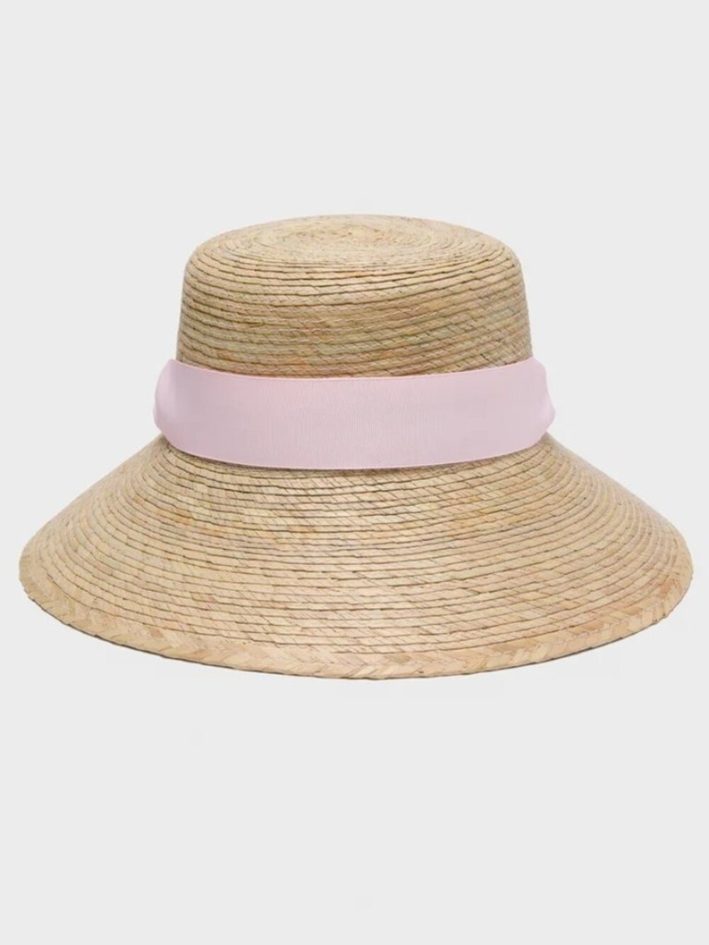 Sarah Bray Bermuda Palmetto Girls Sun Hat in Natural Pink New Beach Garden